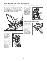 Preview for 12 page of ICON NordicTrack C4SI User Manual