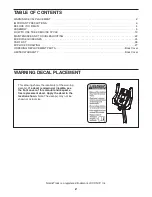 Preview for 2 page of ICON NordicTrack GX2 User Manual