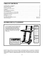 Preview for 2 page of ICON NordicTrack NTL14815.4 User Manual