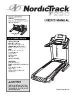 ICON NordicTrack T 23.0 NETL18711.5 User Manual preview