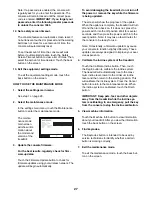 Preview for 27 page of ICON NordicTrack T 23.0 NETL18711.5 User Manual