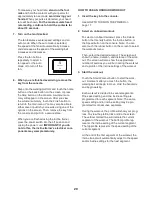 Preview for 20 page of ICON NordicTrack X11i INCLINE TRAINER User Manual