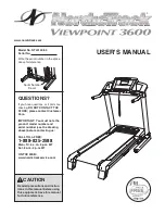 ICON NprdicTrack VIEWPOINT 3600 User Manual preview