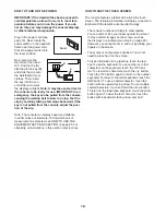 Preview for 18 page of ICON NTL17919.5 User Manual