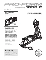 ICON PFEL09909.1 User Manual preview