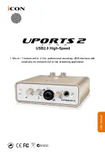 Предварительный просмотр 1 страницы ICON Pro Audio UPorts2 Dyna Manual