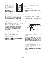 Preview for 16 page of ICON Pro-Form 425 ZLX PFEVEX74012.0 User Manual