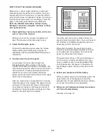 Preview for 19 page of ICON PRO-FORM 480 CSX User Manual