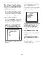 Preview for 22 page of ICON PRO-FORM 480 CSX User Manual