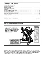 Preview for 2 page of ICON PRO-FORM CARBON TLX User Manual