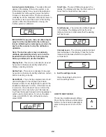 Preview for 22 page of ICON PRO-FORM CARBON TLX User Manual