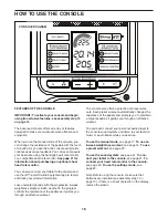 Preview for 16 page of ICON PRO-FORM CYCLE TRAINER 400 Ri User Manual