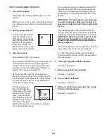 Preview for 20 page of ICON PRO-FORM CYCLE TRAINER 400 Ri User Manual