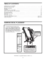 Preview for 2 page of ICON PRO-FORM POWER 990 User Manual