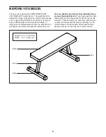 Preview for 5 page of ICON PRO-FORM SPORT FLAT BENCH XT User Manual