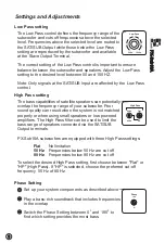 Preview for 11 page of ICON PX-Sub10A Owner'S Manual