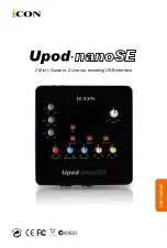 ICON Upod-nanoSE Manual предпросмотр