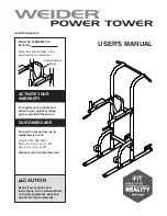 Предварительный просмотр 1 страницы ICON WEIDER POWER TOWER User Manual