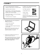 Предварительный просмотр 7 страницы ICON WESLO MOMENTUM G 3.2 User Manual