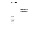 IconBiT DVR FHD LE User Manual preview