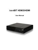 IconBiT HDM33HDMI User Manual preview