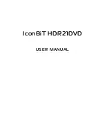 IconBiT HDR21DVD User Manual preview
