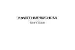 Preview for 1 page of IconBiT HMP805 HDMI User Manual