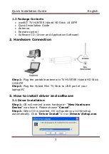 Preview for 3 page of IconBiT TV-HUNTER Hybrid HD Stick U410FM Quick Installation Manual