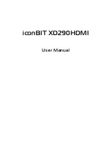 Предварительный просмотр 1 страницы IconBiT XD290HDMI User Manual