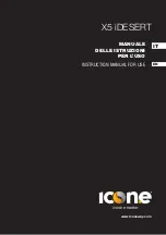 ICONE X5 iCROSS Instruction Manual For Use preview