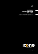 ICONE X7 Instruction Manual For Use preview