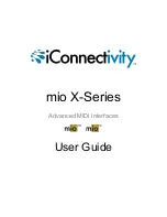 iConnectivity mio X Series User Manual preview