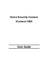 iControl iCamera 1000 User Manual preview