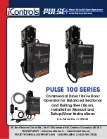 icontrols PULSE 100 Series User Instructions preview