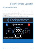 Preview for 16 page of iCoolsport Compact Cool 3 Series Owner'S Manual