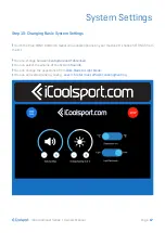 Preview for 17 page of iCoolsport Compact Cool 3 Series Owner'S Manual