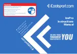 iCoolsport IcePro Instruction Manual предпросмотр