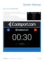 Предварительный просмотр 18 страницы iCoolsport iCool 2020 Compact 3 Series Owner'S Manual