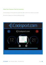 Предварительный просмотр 20 страницы iCoolsport iCool 2020 Compact 3 Series Owner'S Manual