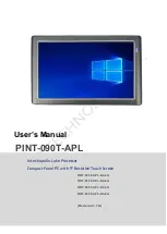 ICOP Technology PINT-090T-APL Series User Manual preview