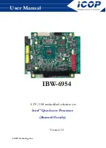 Icop IBW-6954 User Manual предпросмотр