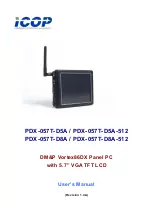 Icop PDX-057T-D5A-512 User Manual preview