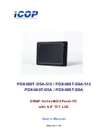 Icop PDX-089T-5A User Manual preview