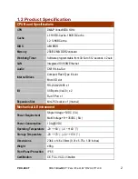 Preview for 7 page of Icop PDX-089T-D5A-512 User Manual