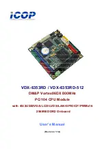 Icop VDX-6353RD User Manual preview