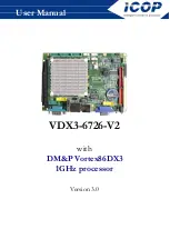 Предварительный просмотр 1 страницы Icop VDX3-6726-V2 User Manual