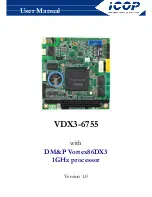 Preview for 2 page of Icop VDX3-6755 User Manual