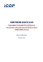 Предварительный просмотр 1 страницы Icop VORTEX86-6047LV-6S User Manual