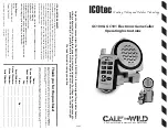 Preview for 1 page of IcOtec Call of the Wild GC100 Operating Instructions