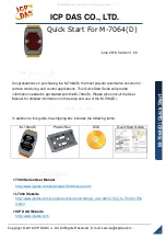 ICP DAS USA 7064 Quick Start Manual preview
